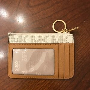 Michael Kors Accessories - Michael Kors Gold Jet Set Card I.D./Coin Holder Michael Kors Accessories - Michael Kors Gold Jet Set Card I.D./Coin Holder